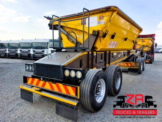 2021 LEADER 18 CUBE SIDE TIPPER TRAILER #53307